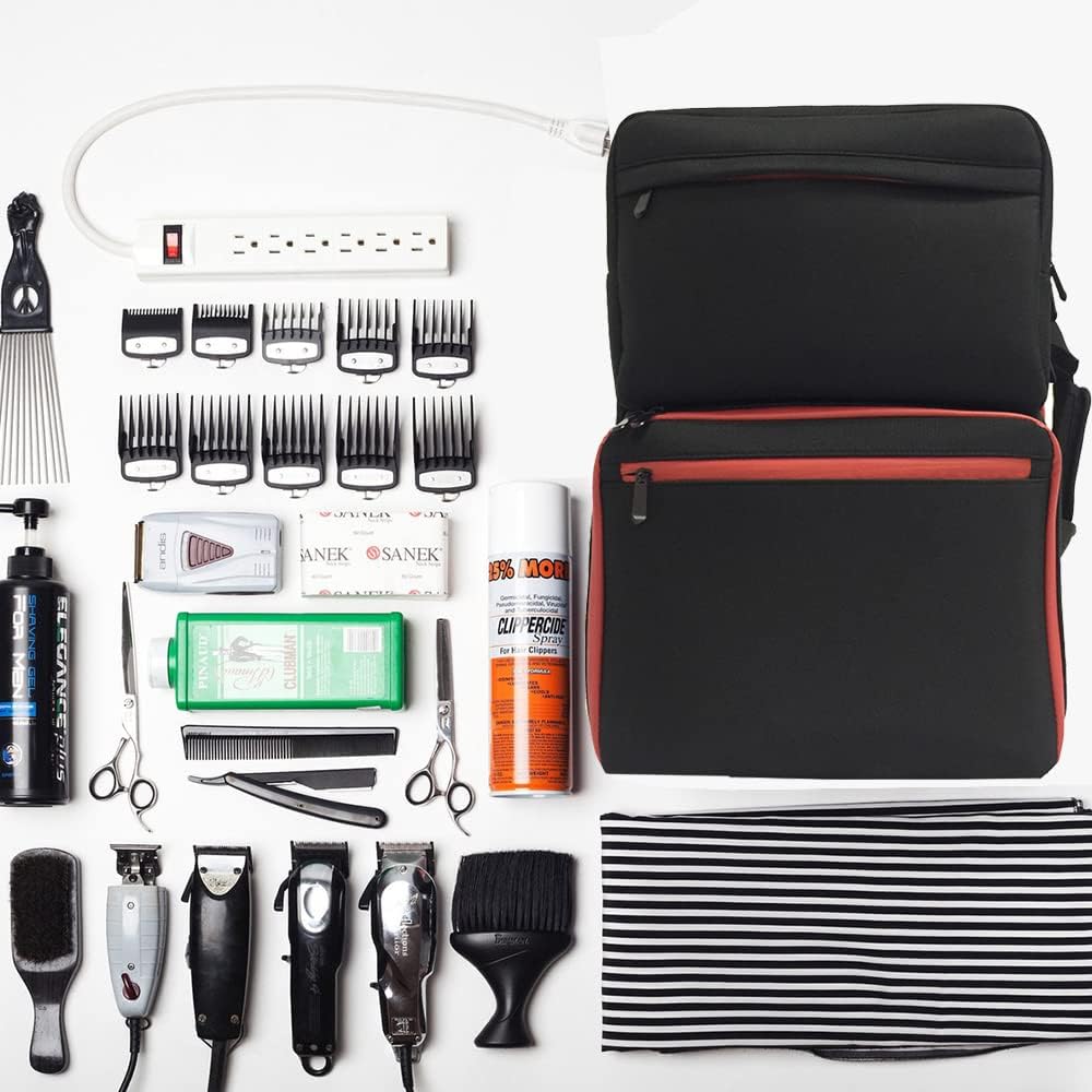 Professional Barber & Makeup Organizer Bag - Image 3